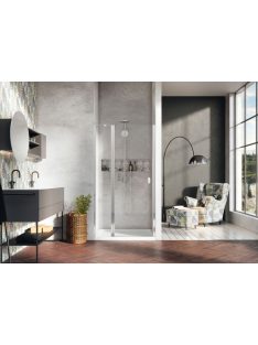 Radaway Nes 8 DWJ II zuhanyajtó átlátszó balos