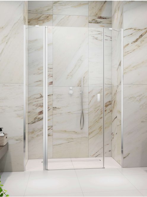 Radaway Nes 8 DWJS zuhanyajtó 120 átlátszó balos