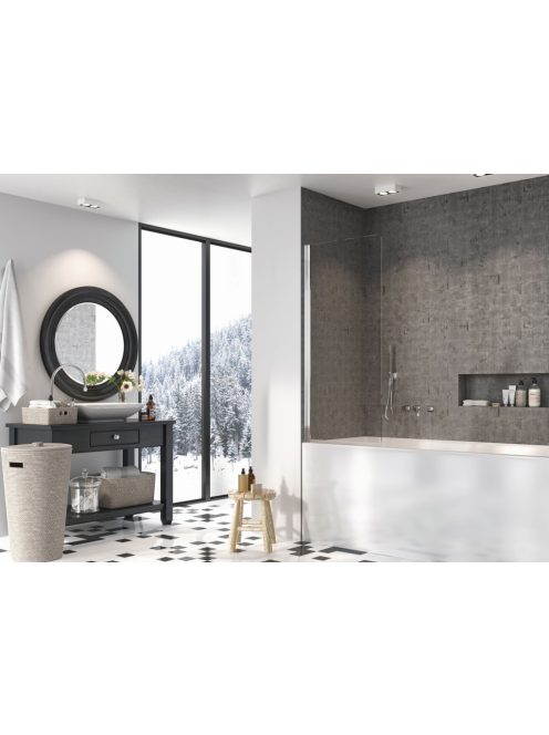 Radaway Nes 8 PNJ I kádparaván átlátszó jobbos