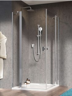   Radaway Nes 8 KDD II szögletes zuhanykabin 100x90 átlátszó