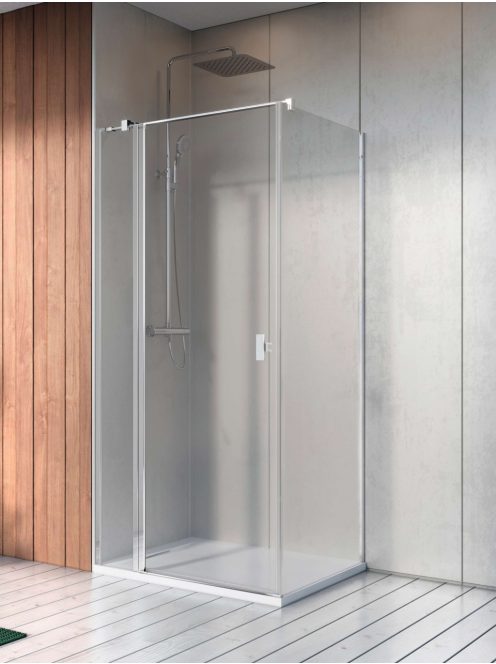 Radaway Nes 8 KDJ II szögletes zuhanykabin 120x80 átlátszó balos