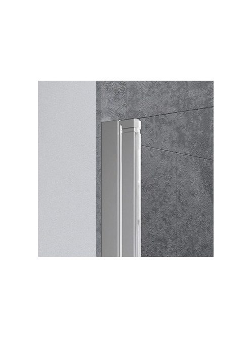 Radaway Nes 8 KDJ-B szögletes zuhanykabin 90x90 átlátszó balos