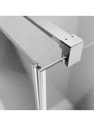 Radaway Nes 8 KDS I szögletes zuhanykabin 100x80 átlátszó jobbos