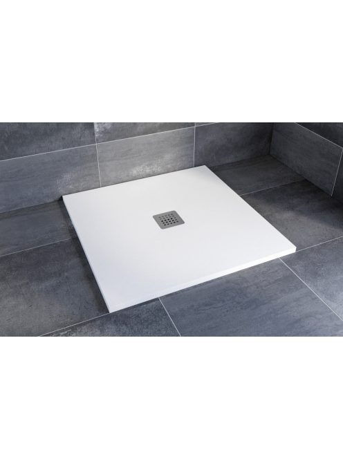 Radaway Kios SEw C szögletes lapos zuhanytálca 90x90 fehér