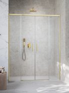 Radaway Idea 8 Brushed Gold DWD szálcsiszolt arany zuhanyajtó 190 átlátszó