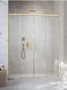   Radaway Idea 8 Brushed Gold DWD szálcsiszolt arany zuhanyajtó 200 átlátszó