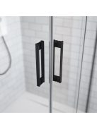 Radaway Idea 8 Black KDD szögletes fekete zuhanykabin 110x110 átlátszó