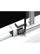 Radaway Idea 8 KDJ szögletes zuhanykabin 140x75 átlátszó balos
