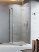 Radaway Essenza 8 PTJ szögletes zuhanykabin 100x80 átlátszó balos