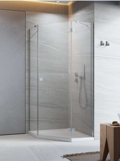   Radaway Essenza 8 PTJ szögletes zuhanykabin 100x80 átlátszó balos