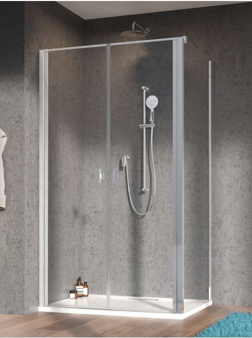 Radaway Nes 8 DWD+S szögletes zuhanykabin 120x70 átlátszó