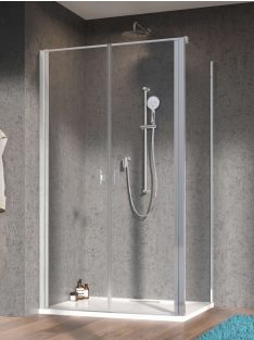   Radaway Nes 8 DWD+S szögletes zuhanykabin 120x80 átlátszó