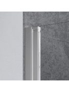 Radaway Nes 8 DWD+S szögletes zuhanykabin 120x80 átlátszó