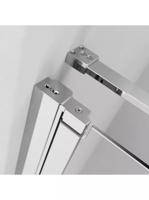Radaway Nes PTJ szögletes zuhanykabin 80x80 átlátszó balos