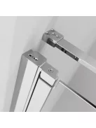 Radaway Nes PTJ szögletes zuhanykabin 80x80 átlátszó jobbos