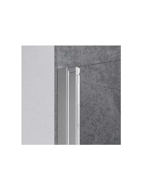 Radaway Nes PTJ szögletes zuhanykabin 90x90 átlátszó balos