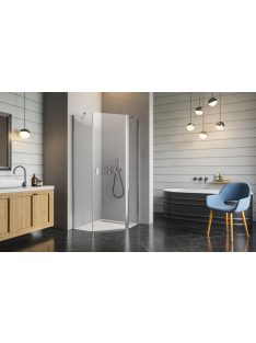   Radaway Nes PTJ szögletes zuhanykabin 90x90 átlátszó jobbos