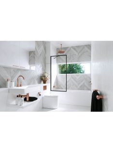   Radaway Modo New Black PNJ Frame fekete kádparaván 80 átlátszó