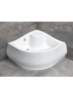   Radaway Korfu A íves zuhanytálca 90x90 fehér, ajándék szifonnal