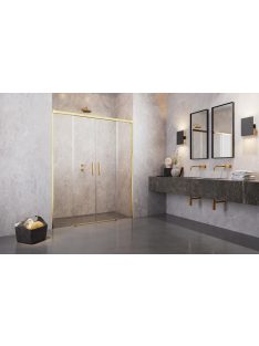 Radaway Idea Gold DWD arany zuhanyajtó 150 átlátszó
