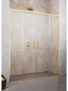 Radaway Idea Gold DWD arany zuhanyajtó 160 átlátszó
