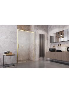   Radaway Idea Gold DWJ arany zuhanyajtó 100 átlátszó balos