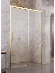   Radaway Idea Gold DWJ arany zuhanyajtó 130 átlátszó jobbos