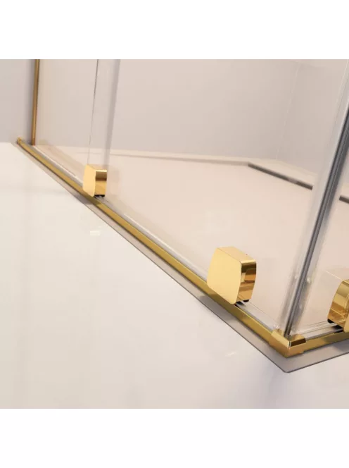 Radaway Furo Gold DWD arany zuhanyajtó 160 átlátszó