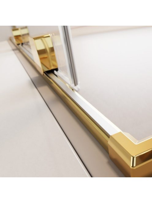 Radaway Furo Gold DWJ arany zuhanyajtó 140 átlátszó balos