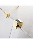 Radaway Furo Gold DWJ arany zuhanyajtó 140 átlátszó balos