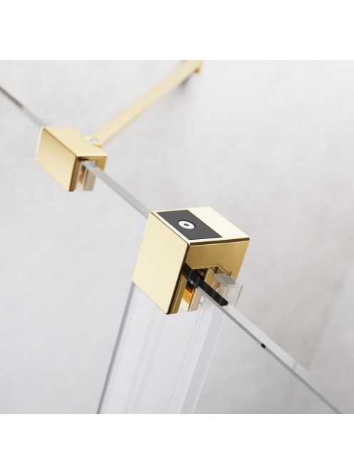 Radaway Furo Gold DWJ arany zuhanyajtó 140 átlátszó balos