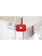 Radaway Fuenta New DWB zuhanyajtó 80 átlátszó jobbos