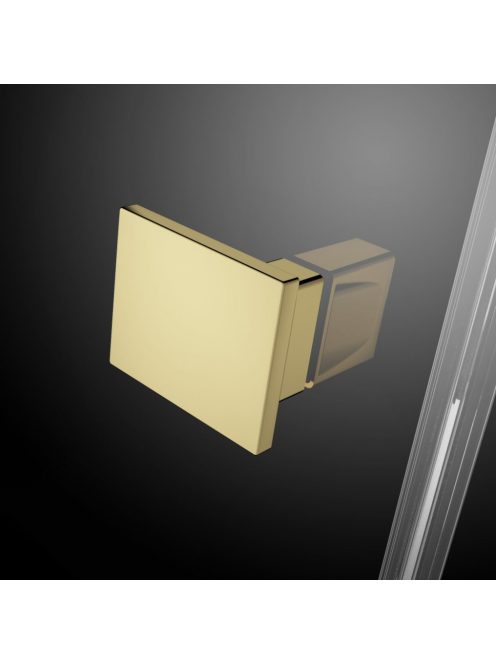 Radaway Essenza Pro Gold DWJ arany zuhanyajtó 90 átlátszó jobbos