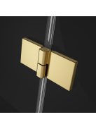 Radaway Essenza Pro Gold PND II arany kádparaván 140 átlátszó balos