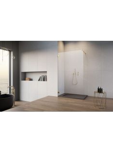   Radaway Essenza Pro Gold Walk-in arany zuhanyfal 110 átlátszó