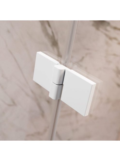 Radaway Essenza Pro White DWJ fehér zuhanyajtó 90 átlátszó balos