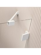 Radaway Essenza Pro White DWJ fehér zuhanyajtó 110 átlátszó balos