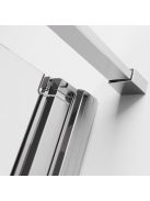 Radaway Nes DWJ II zuhanyajtó 120 átlátszó balos