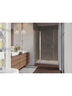 Radaway Nes DWJS zuhanyajtó 130 átlátszó jobbos