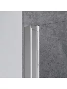 Radaway Nes KDD II szögletes zuhanykabin 90x90 átlátszó