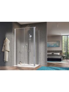 Radaway Nes DWD+S szögletes zuhanykabin 100x100 átlátszó