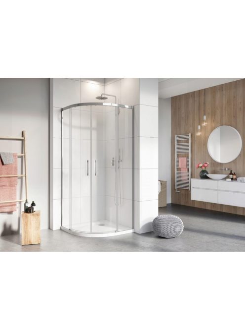 Radaway Idea PDD íves zuhanykabin 100x100 átlátszó