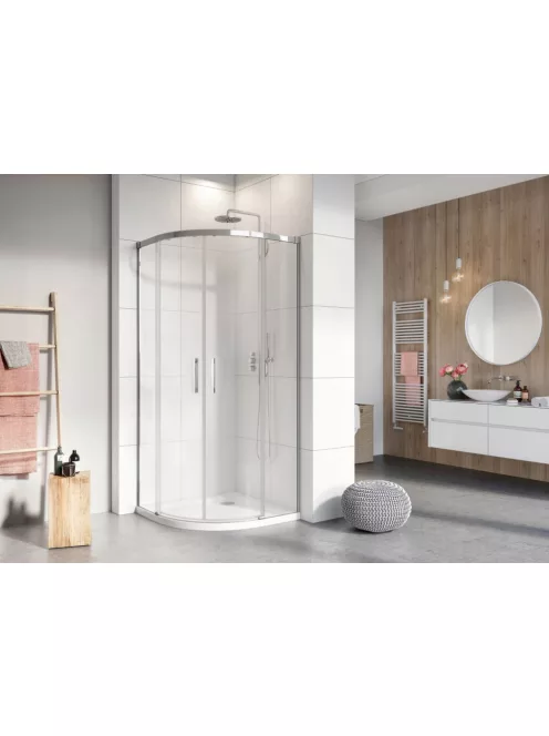 Radaway Idea PDD íves zuhanykabin 80x100 átlátszó