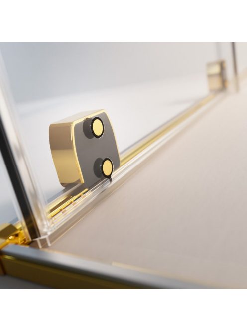 Radaway Furo Gold Walk-in arany zuhanyfal 100 átlátszó jobbos