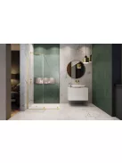 Radaway Furo Gold Walk-in arany zuhanyfal 80 átlátszó balos