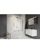 Radaway Furo Black PND II fekete kádparaván 120 átlátszó jobbos