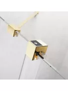 Radaway Furo Gold KDD szögletes arany zuhanykabin 80x90 átlátszó