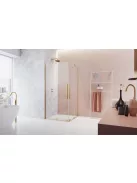 Radaway Furo Gold KDD szögletes arany zuhanykabin 90x110 átlátszó