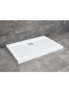  Radaway Argos D szögletes lapos zuhanytálca 160x90 fehér, ajándék szifonnal