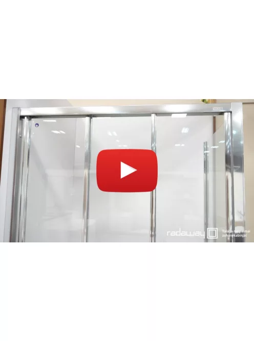 Radaway EVO DW+S zuhanykabin 80x80 átlátszó